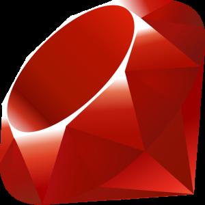 Logo of Ruby and Rails