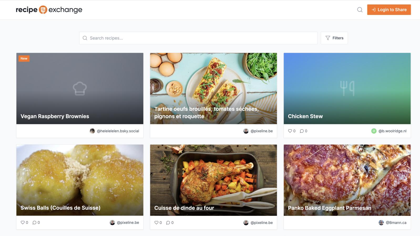 Recipe Exchange featured image