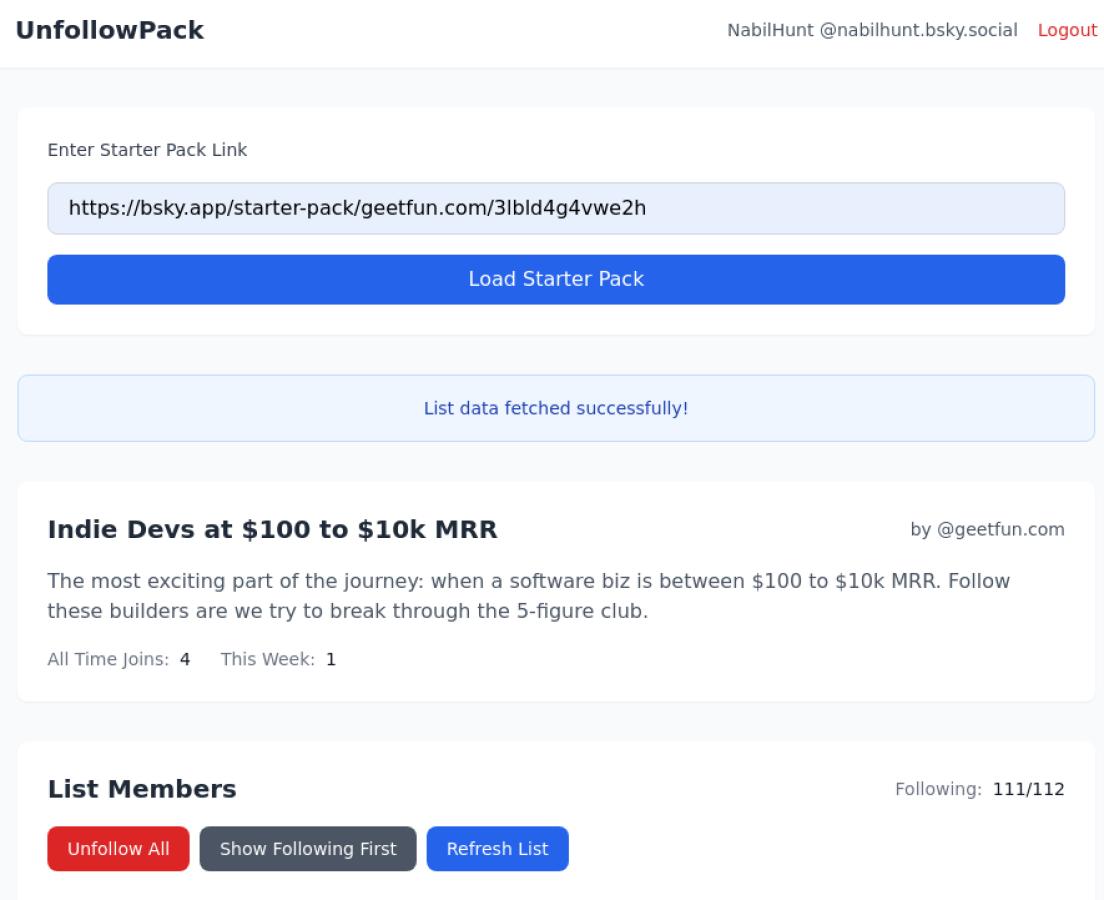 UnfollowPack featured image