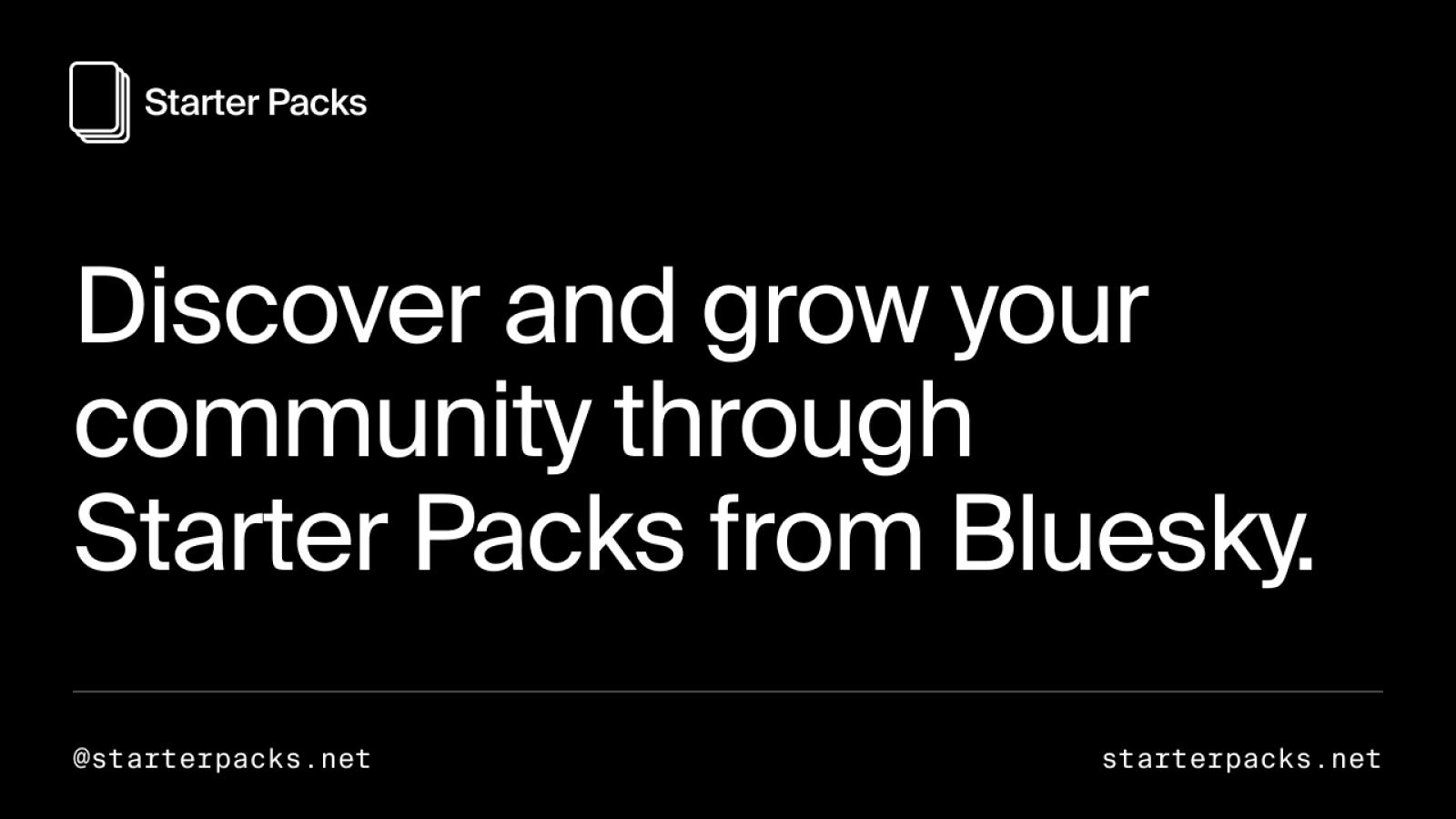 Starter Packs featured image
